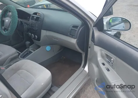 2008 Kia Spectra Ex from USA, damaged, VIN KNAFE121285559049